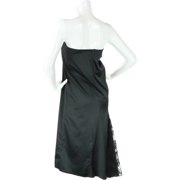 Vintage Love Paris France Embroidered Lace Strapless Prom Party Lolita Y2K Dress - Picture 2 of 8